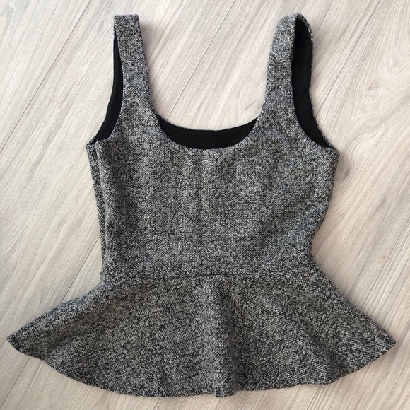 Bebe Tweed Peplum tank & Midi Skirt - Picture 3 of 6